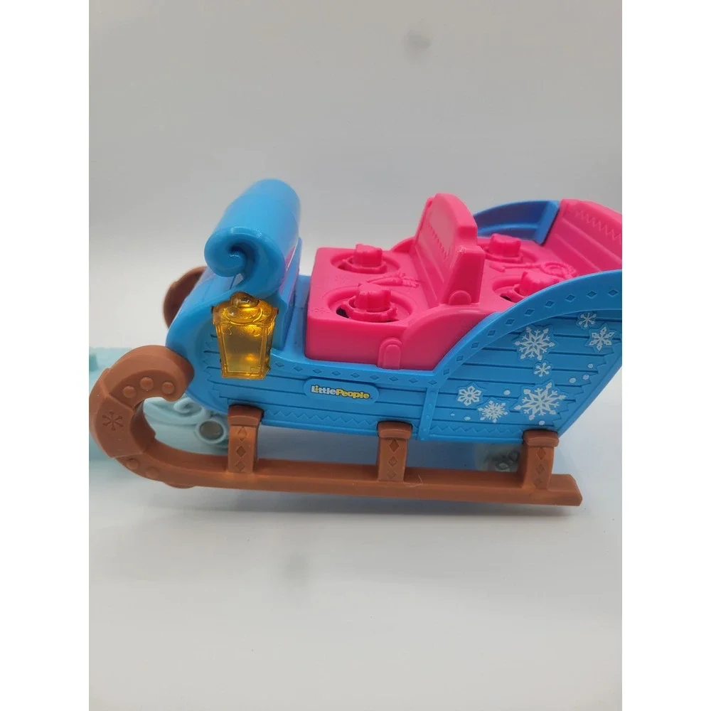 Fisher Price Little People Disney Frozen Kristoff Sleigh Light Up Vehicle GDK34
